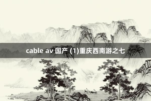 cable av 国产 (1)重庆西南游之七